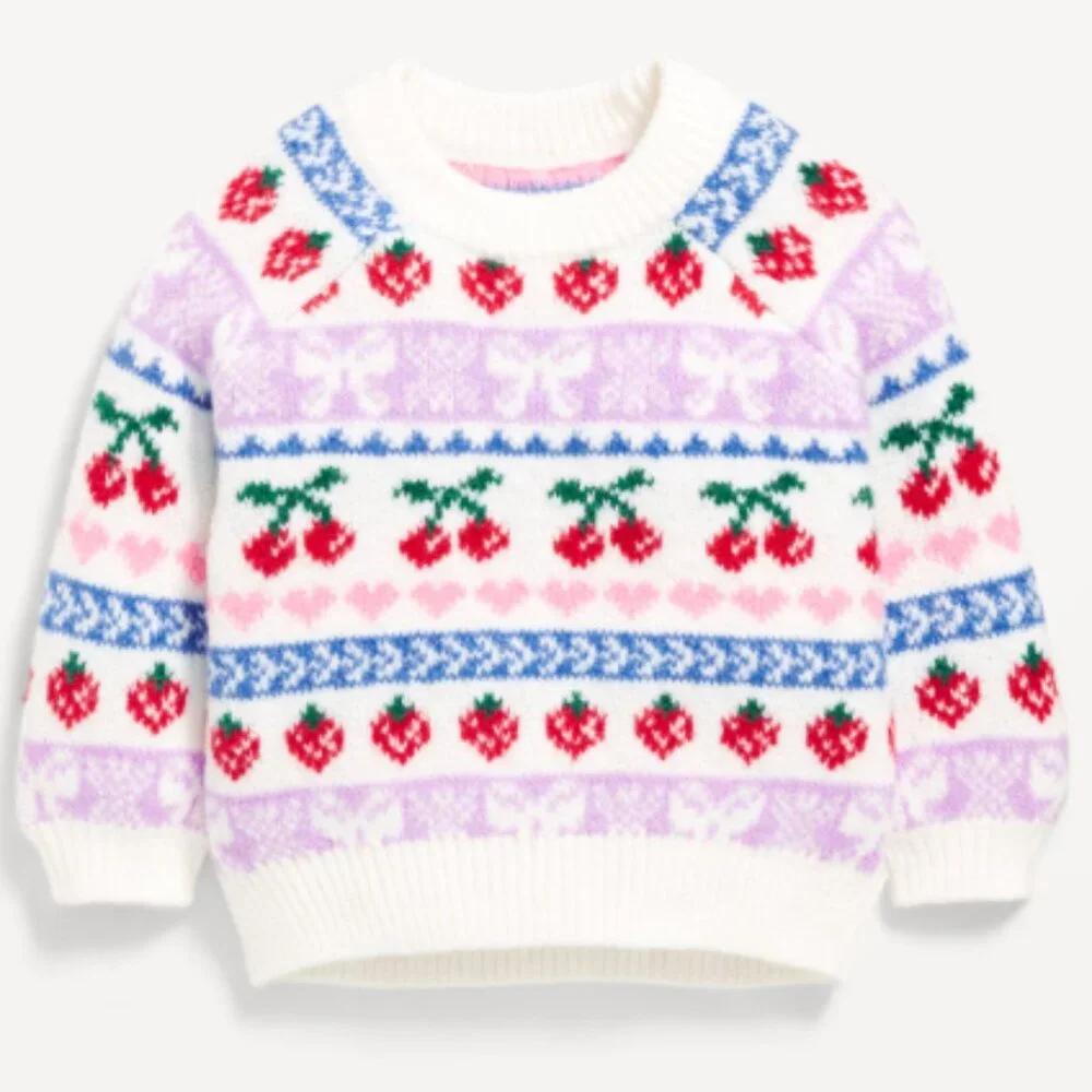 Old Navy SoSoft Fair Isle Tunic Sweater 18-24M
